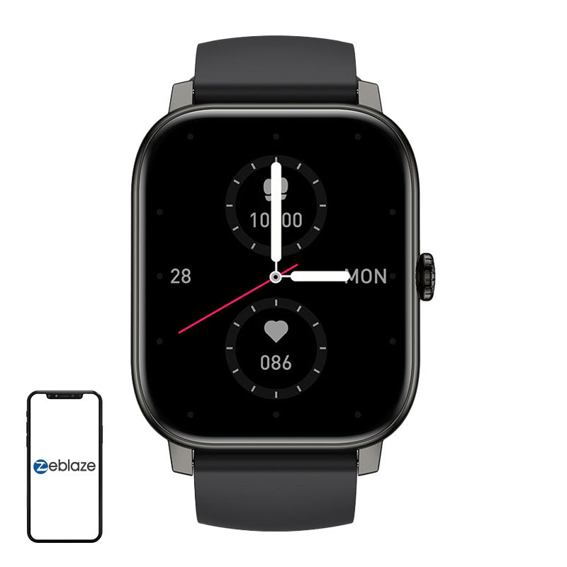 Zeblaze Btalk Pro - Montre connectée 1,91 pouce avec appels Bluetooth (noire) - visuel 1