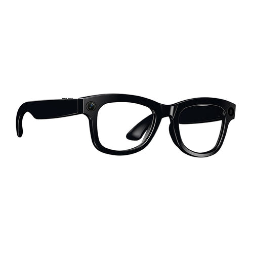 Zeblaze Eyewear Clear - Lunettes connectées IA à verres transparents : caméra dans la branche