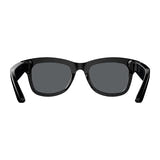 Zeblaze Eyewear - Lunettes connectées IA à verres photochromiques (noires) : branches pavé tactile