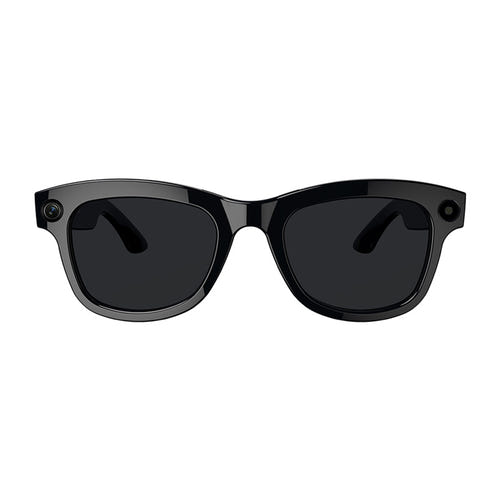 Zeblaze Eyewear - Lunettes connectées IA à verres photochromiques (noires) : monture noire profil