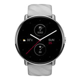 Zeblaze GTR 3 Pro - Montre connectée AMOLED 1,43 pouce argent : bracelet silicone