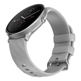 Zeblaze GTR 3 Pro - Montre connectée AMOLED 1,43 pouce argent : dos capteur