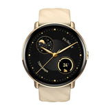 Zeblaze GTR 3 Pro - Montre connectée AMOLED 1,43 pouce dorée : bracelet silicone