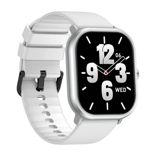 Zeblaze GTS 3 Pro - Montre connectée AMOLED 1,97 pouce blanche : bracelet silicone