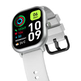 Zeblaze GTS 3 Pro - Montre connectée AMOLED 1,97 pouce blanche : dos capteur