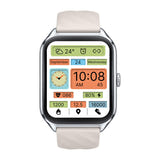 Zeblaze GTS 4 - Montre connectée AMOLED 1,94 pouce argentée : argent face