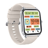 Zeblaze GTS 4 - Montre connectée AMOLED 1,94 pouce argentée : argent profil couronne