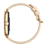 Zeblaze GTS 4 - Montre connectée AMOLED 1,94 pouce dorée : dos capteur