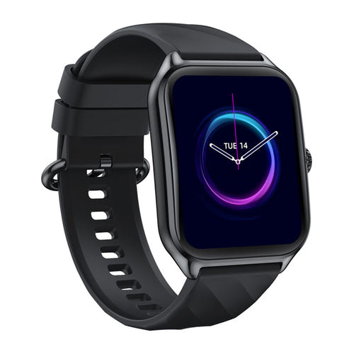 Zeblaze GTS 4 - Montre connectée AMOLED 1,94 pouce noire : profil couronne