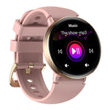Zeblaze Lily 2 - Montre connectée AMOLED 1,2 pouce rose : bracelet silicone