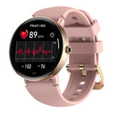 Zeblaze Lily 2 - Montre connectée AMOLED 1,2 pouce rose : profil