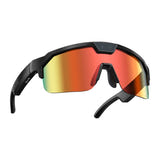 Zeblaze Q01 - Lunettes de sport connectées IA à verres orange : vue de face