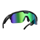 Zeblaze Q01 - Lunettes de sport connectées IA à verres verts : vert vue de face