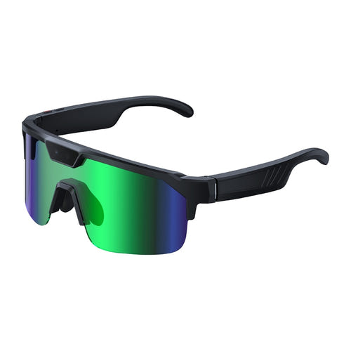 Zeblaze Q01 - Lunettes de sport connectées IA à verres verts