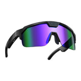 Zeblaze Q01 - Lunettes de sport connectées IA à verres violets : violet branches galbées