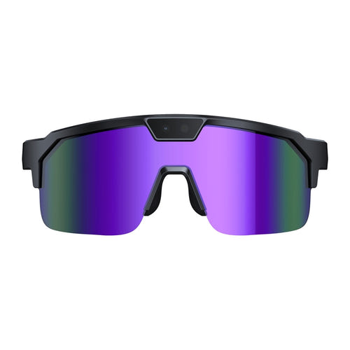 Zeblaze Q01 - Lunettes de sport connectées IA à verres violets : violet profil monture