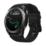 Zeblaze Stratos 3 Pro - Montre connectée GPS AMOLED noire : face