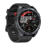 Zeblaze Stratos 4 - Montre connectée GPS norme militaire noire : face