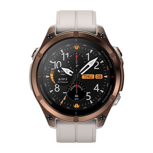 Zeblaze Stratos 4 Pro - Montre connectée GPS outdoor marron : profil