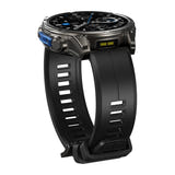 Zeblaze Vibe 8 Abyss - Montre connectée baroudeuse 5 ATM noire : lampe LED