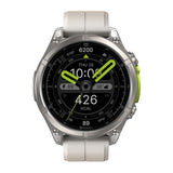 Zeblaze Vibe 8 Abyss - Montre connectée robuste AMOLED 1,43 pouce (grise) : boîtier acier 316 L