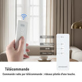 Zemismart Rail de rideau motorisé Zigbee 3.0 - 5,1 m, compatible Tuya, Alexa et Google Home : supports mur plafond