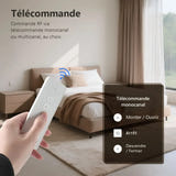 Zemismart ZM87 - Rail de rideau électrique Wi-Fi, 4,1 m, applications Tuya et Smart Life : WiFi 4,1 m galerie 4